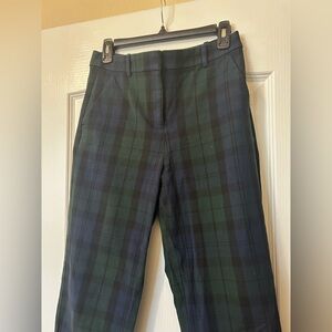 J Crew Kallie Plaid Trousers
